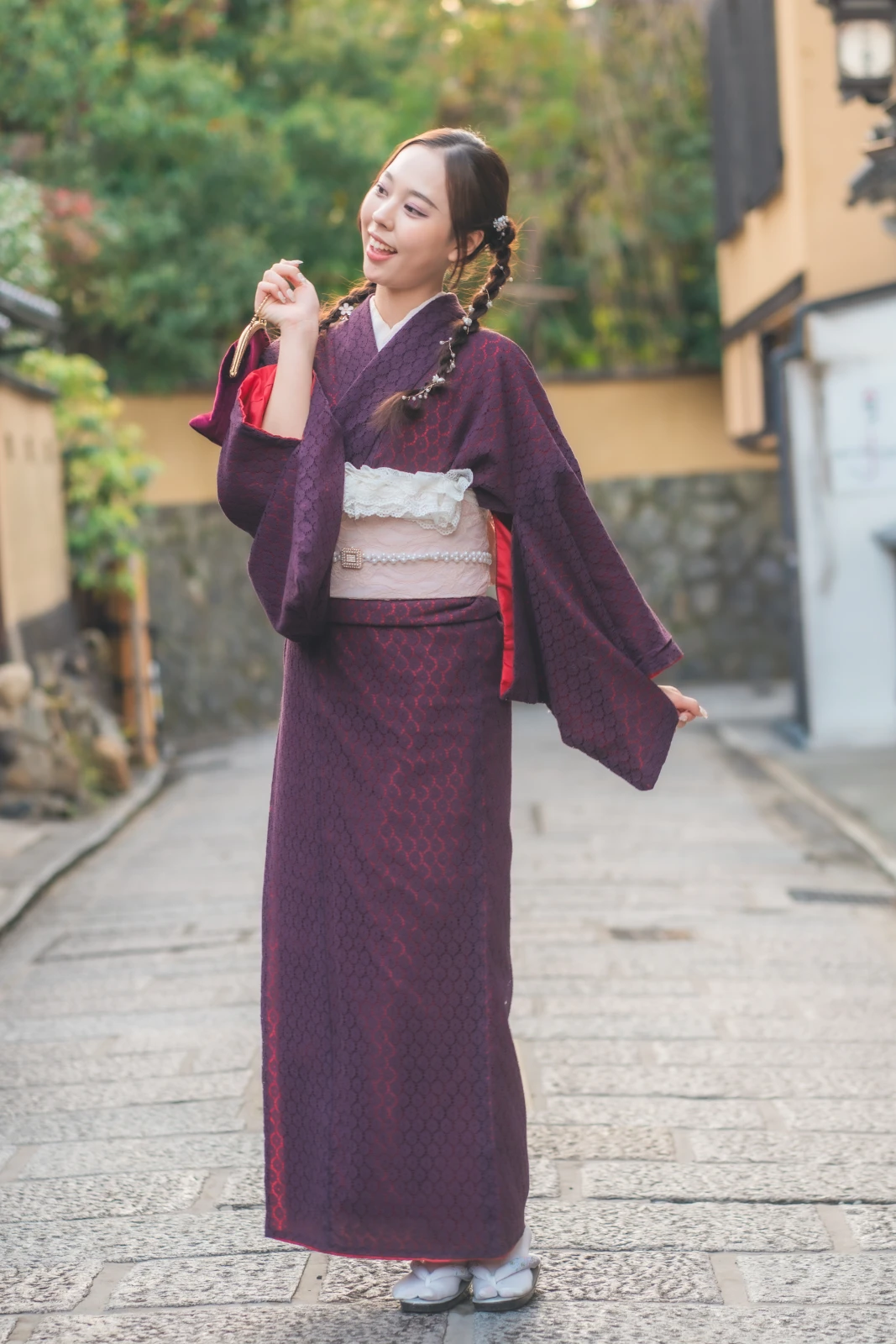 女性の着物コーディネート 5